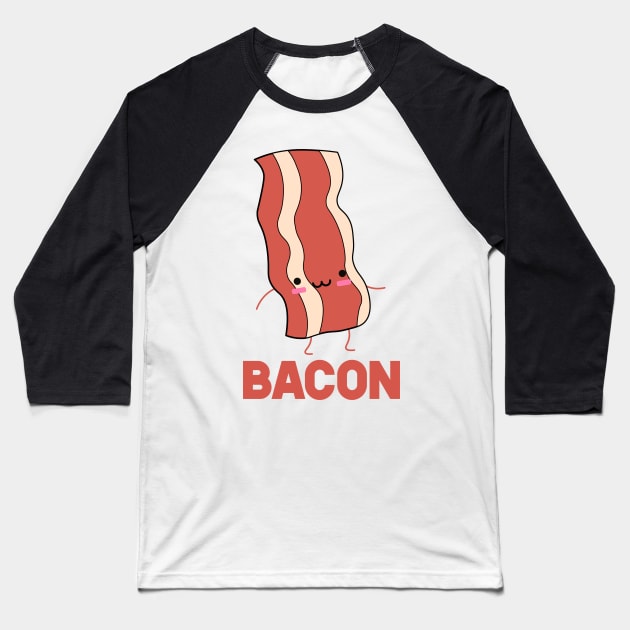 Bacon and Egg Matching Couple Shirt Baseball T-Shirt by SusurrationStudio